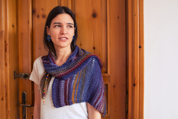 Patrón Swirl Shawl  by Catherine Salter Bayar